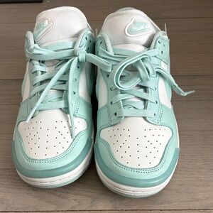 Nike Low Dunk Twist  in Mint green